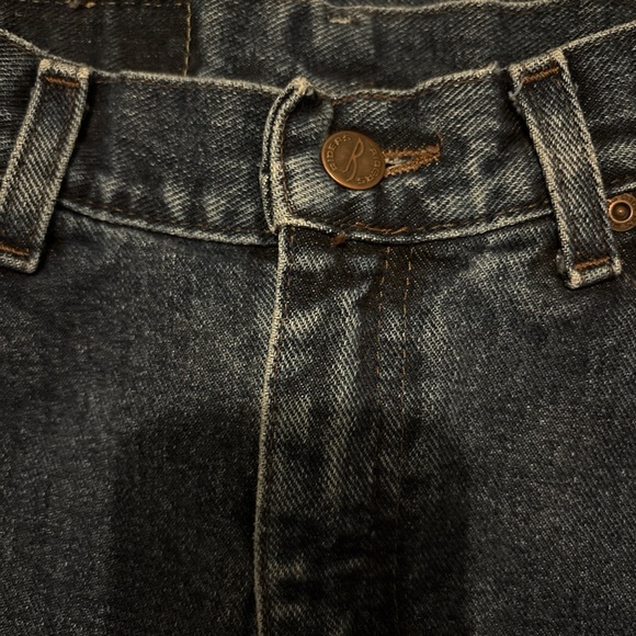 Riders by Lee Classic Fit Straight Leg Denim Jeans Women's 12 MED Blue Mid Rise - Picture 6 of 10